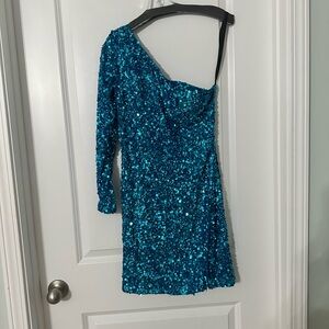 Primavera Teal Prom Dress